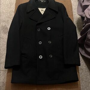 Burberry Black peacoat